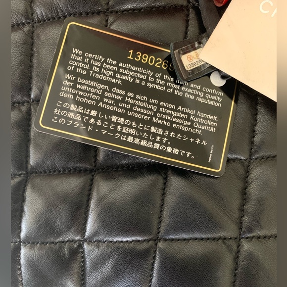 Chanel BLACK Large Jumbo Size 3-Accordion Flap Bag - Picture 12 of 12